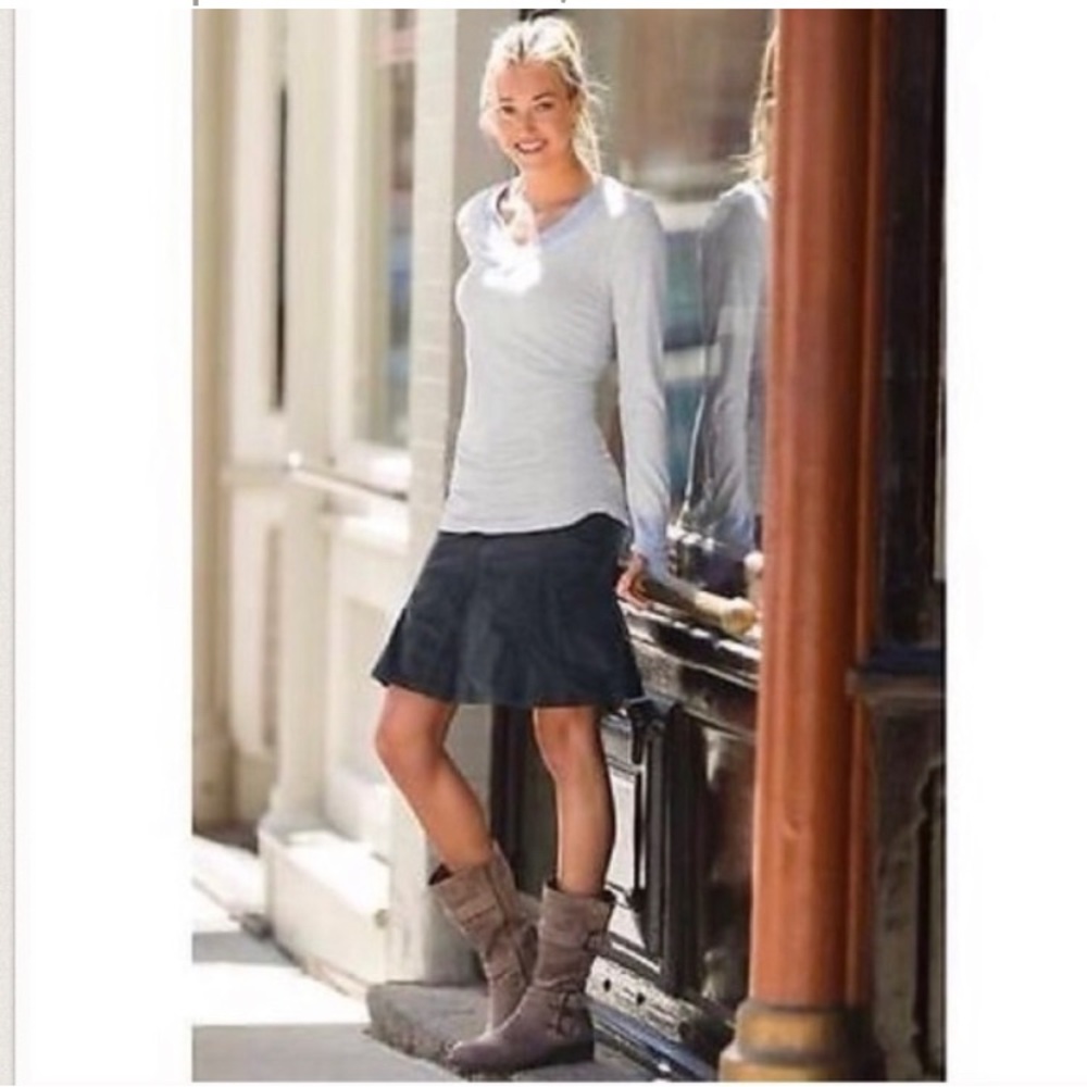 Athleta Whenever Corduroy Brown Skirt